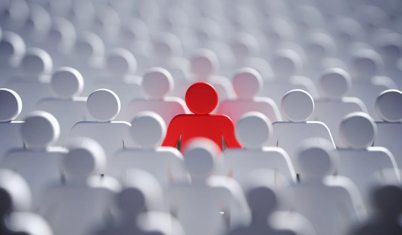 The Demonstrable Difference | San Francisco Bay Area | The Home Living Company A group of human stick figures with one a different color in San Francisco Bay Area | The Home Living Company