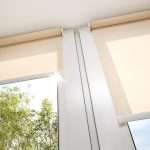 Beige motorized shades at Napa, CA home installed by Home Living Window Fashions